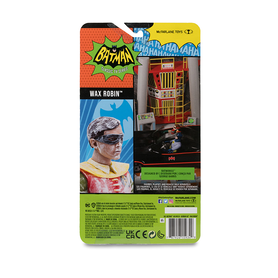 DC Retro 66 Batman Classic TV Series Wax Robin 6-Inch Action Figure