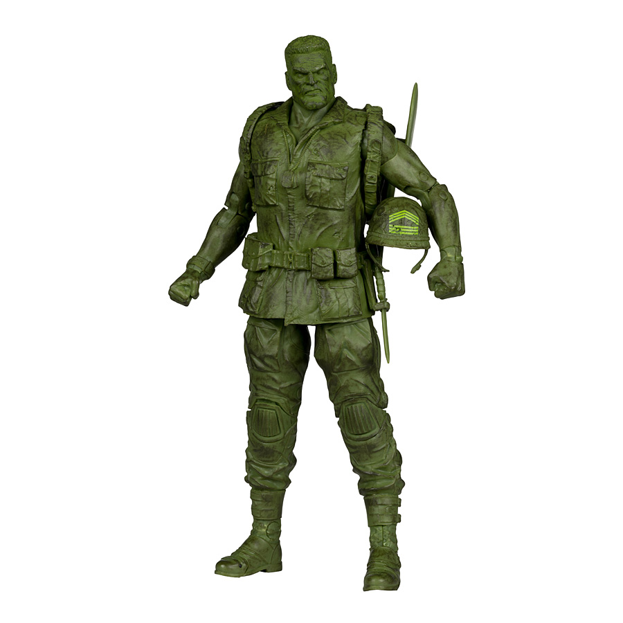 DC Multiverse McFarlane Collector Edition Wave 5 Sgt Rock McFarlane Platinum Edition Chase 7-Inch Action Figure