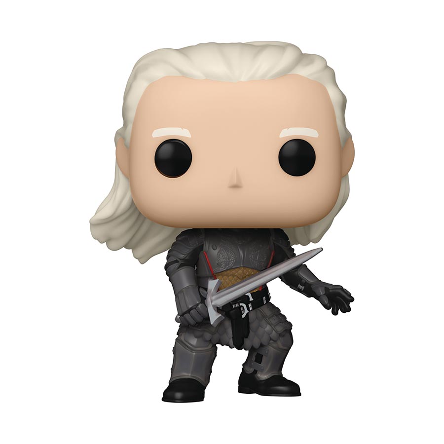 POP Television House Of The Dragon Season 3 Daemon Targaryen With Dark Sister Vinyl Figure
