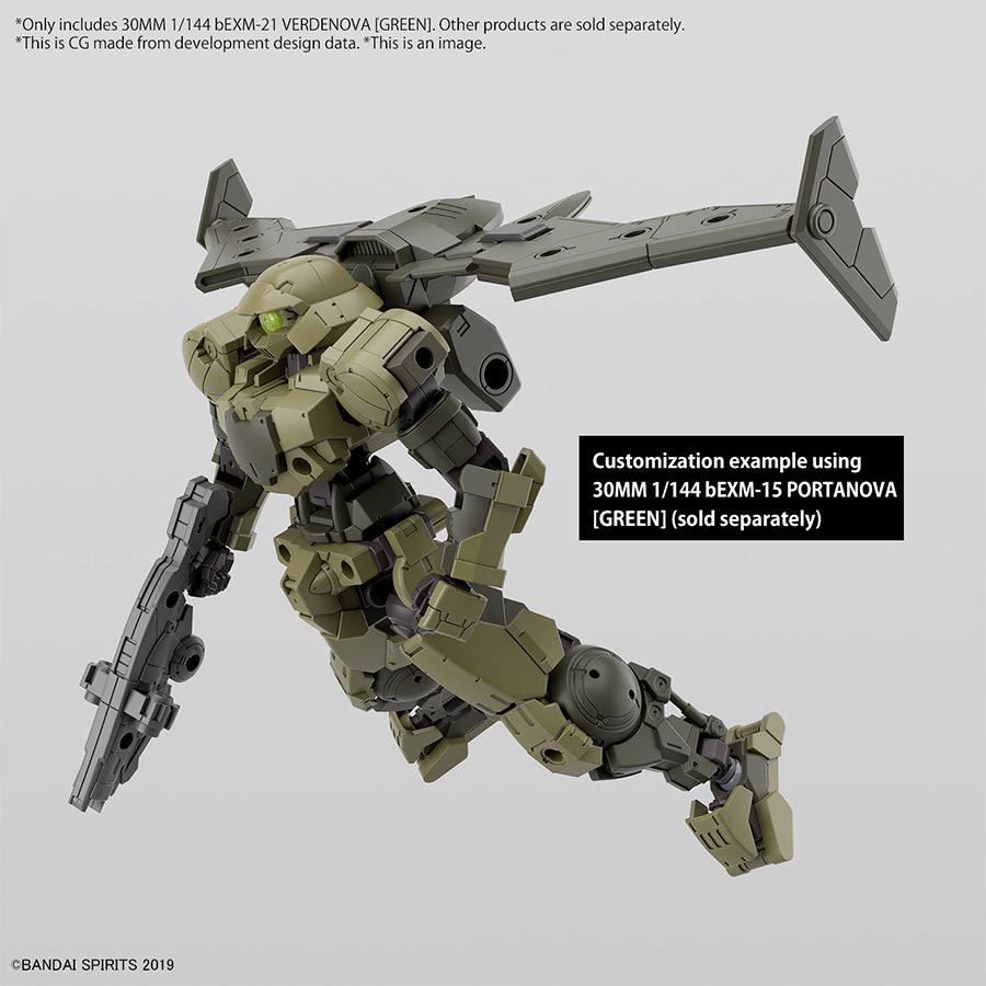 30 Minutes Missions 1/144 Kit #63 bEXM-21 Verdenova (Green)