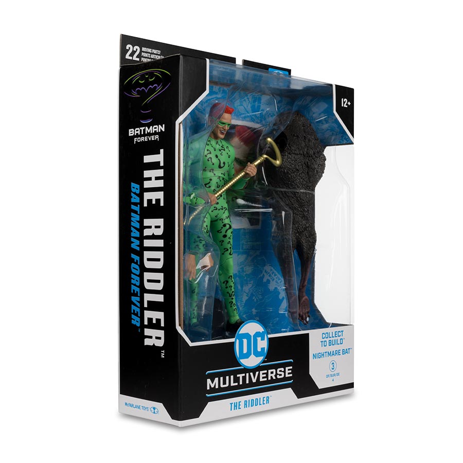 DC Multiverse Batman Forever Nightmare Bat Build-A-Figure Riddler 7-Inch Action Figure
