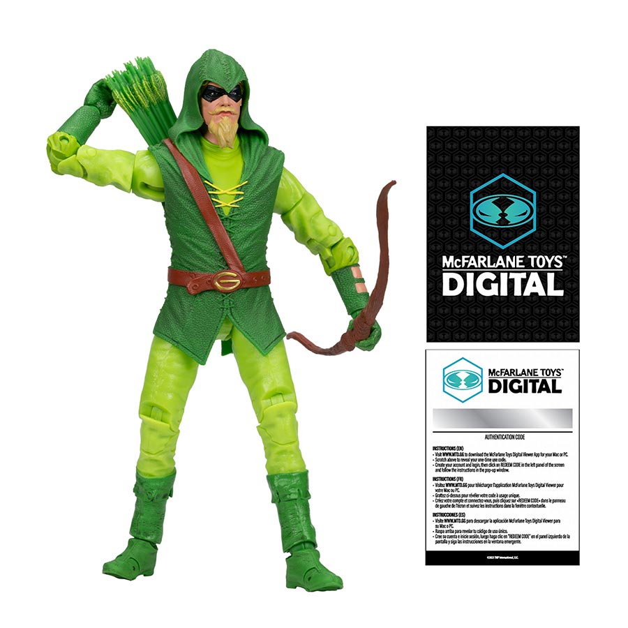 DC Multiverse Digital 7-Inch Action Figure Wave 2 - Green Arrow (Longbow Hunter)