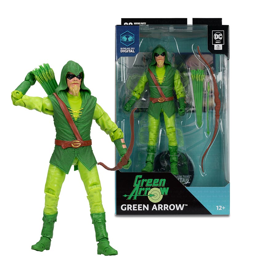 DC Multiverse Digital 7-Inch Action Figure Wave 2 - Green Arrow (Longbow Hunter)