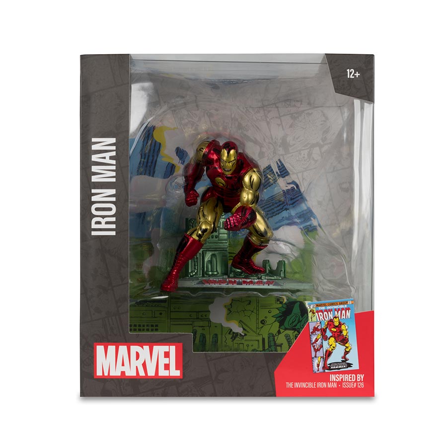 McFarlane Marvel Wave 1 Iron Man 126 1/10 Scale Figurine