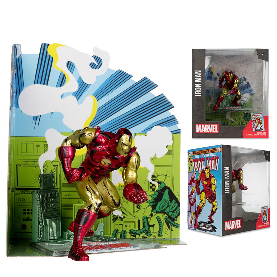 McFarlane Marvel Wave 1 Iron Man 126 1/10 Scale Figurine
