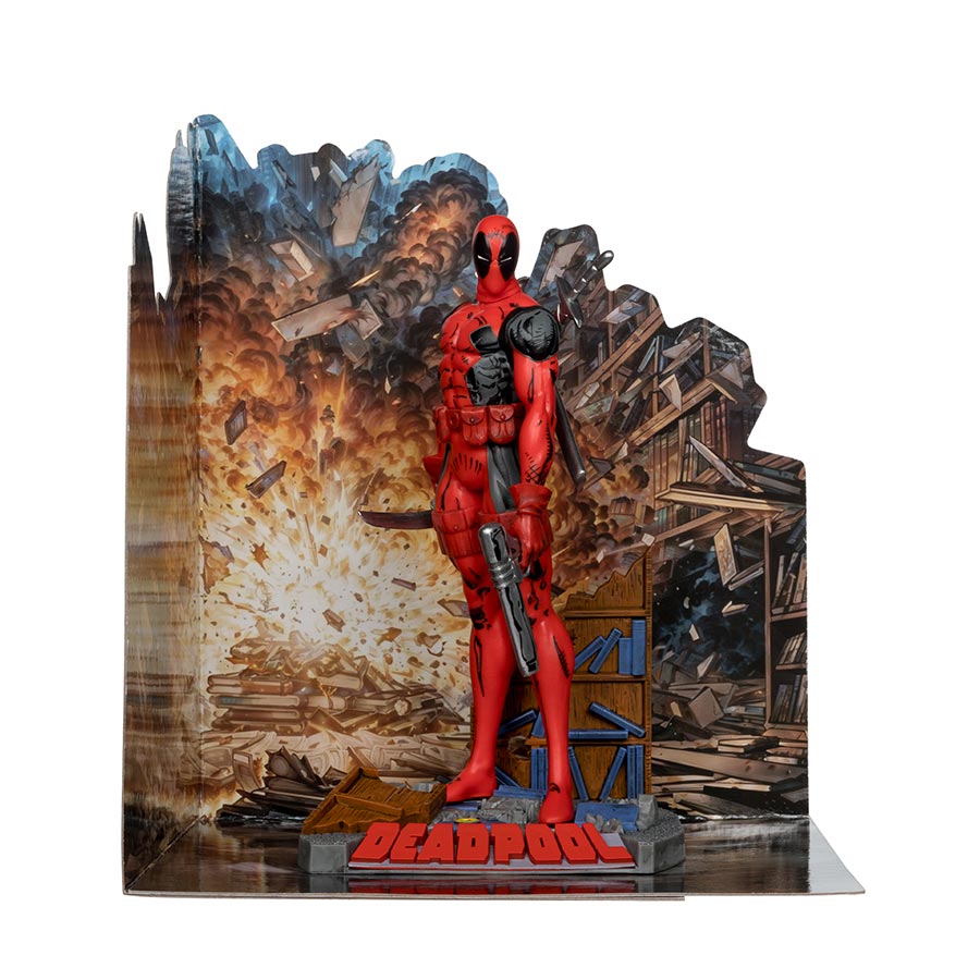 McFarlane Marvel Wave 1 New Mutants 98 Deadpool 1/10 Scale Figurine