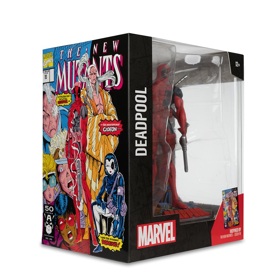 McFarlane Marvel Wave 1 New Mutants 98 Deadpool 1/10 Scale Figurine