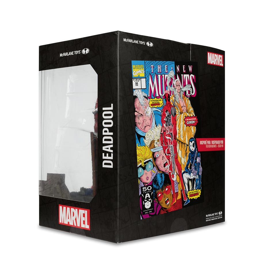 McFarlane Marvel Wave 1 New Mutants 98 Deadpool 1/10 Scale Figurine