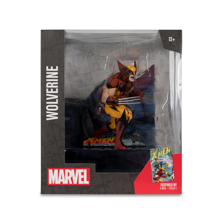 McFarlane Marvel Wave 1 X-Men 1 Wolverine 1/10 Scale Figurine