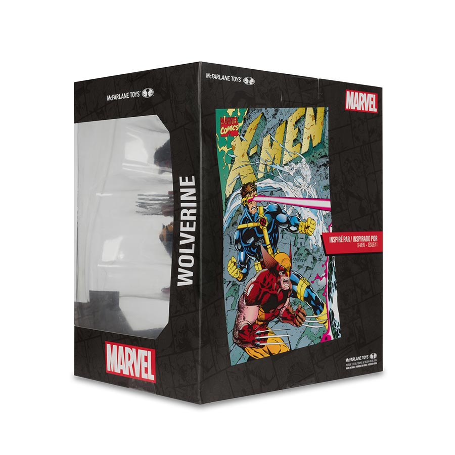 McFarlane Marvel Wave 1 X-Men 1 Wolverine 1/10 Scale Figurine