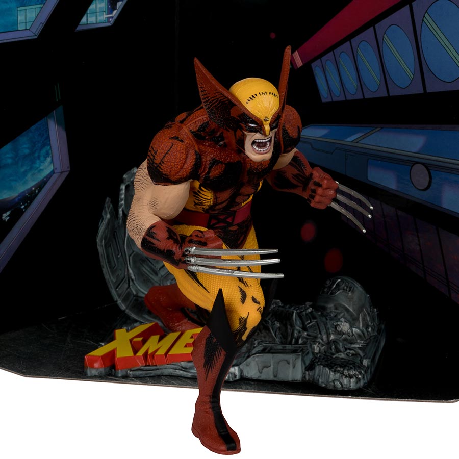 McFarlane Marvel Wave 1 X-Men 1 Wolverine 1/10 Scale Figurine