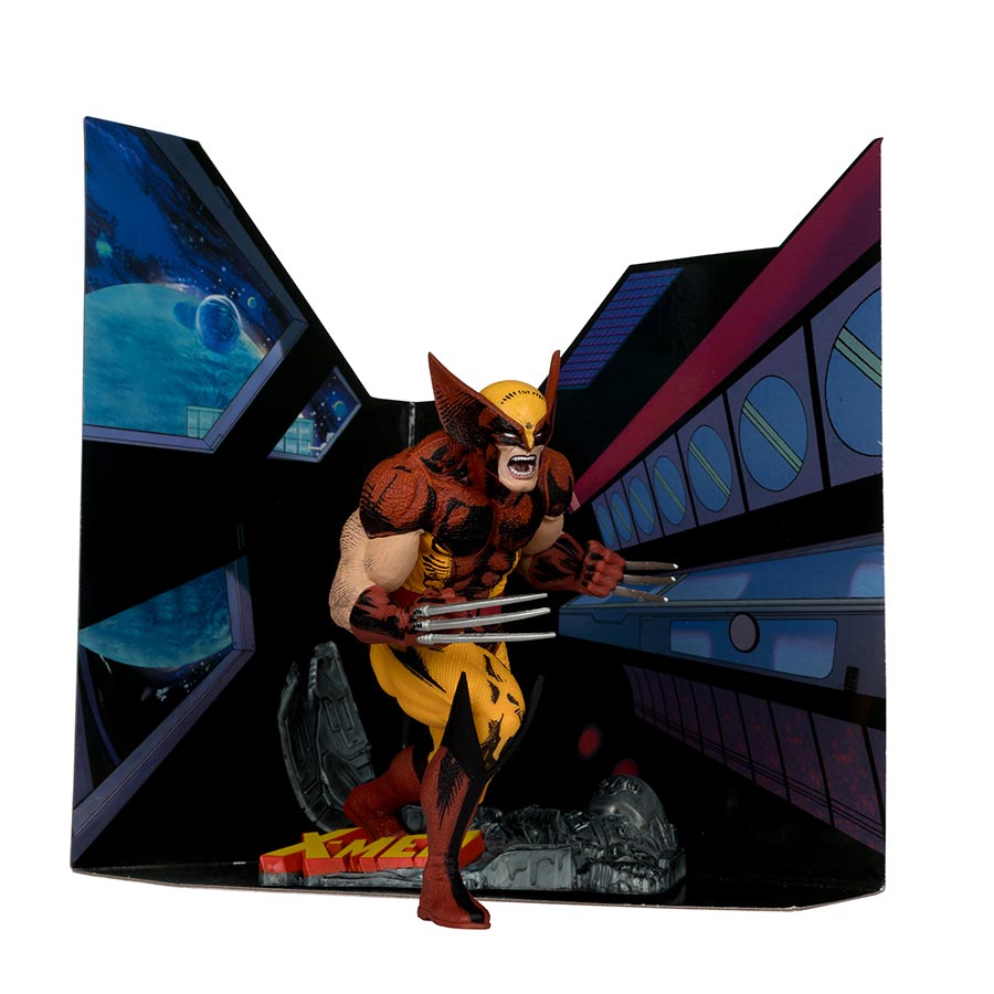 McFarlane Marvel Wave 1 X-Men 1 Wolverine 1/10 Scale Figurine