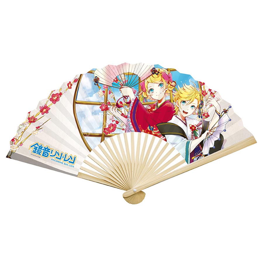 Hatsune Miku & Kagamine Twins Kimono Fan