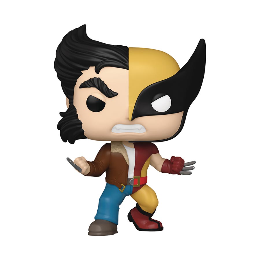 POP Marvel Split Logan / Wolverine Vinyl Bobble Head