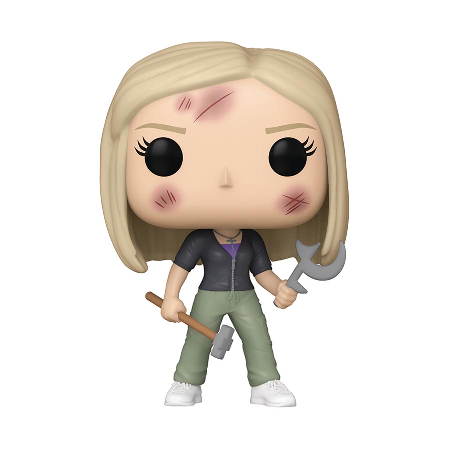 POP Television Buffy The Vampire Slayer Buffy With Weapons Vinyl Figure