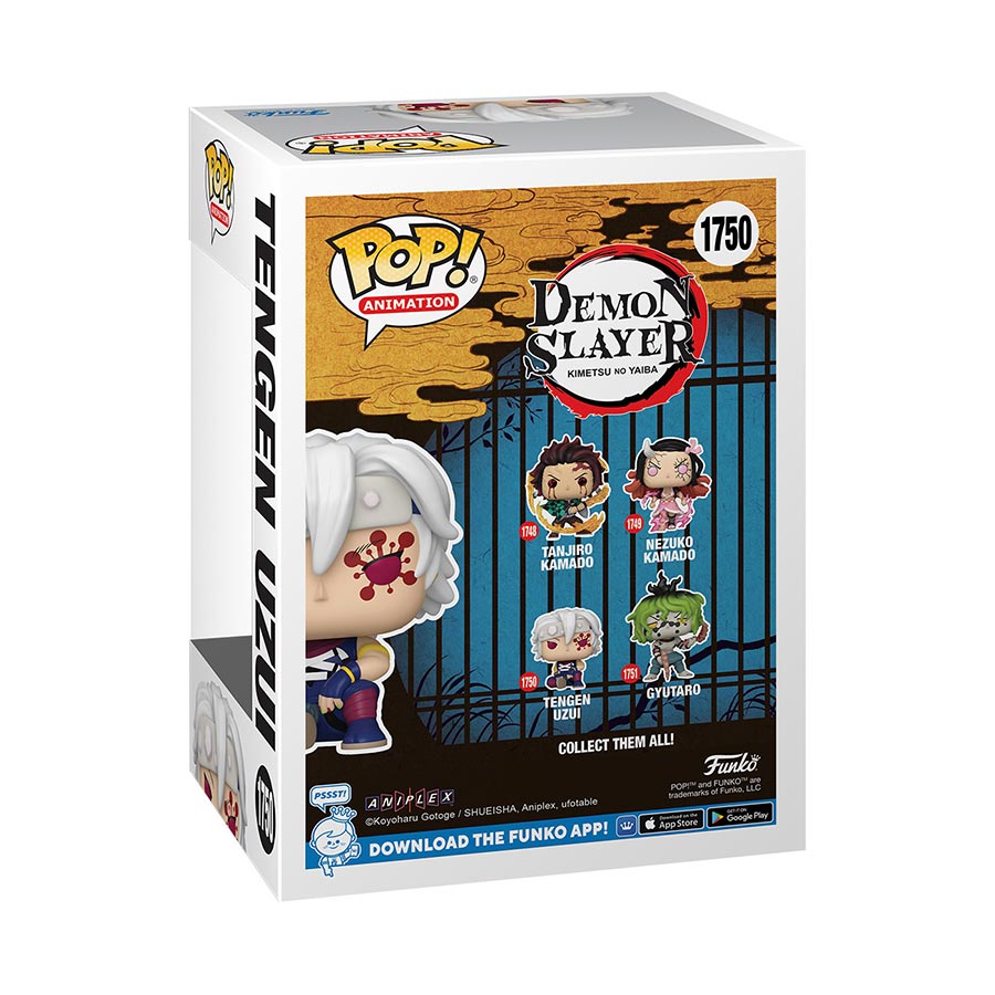 POP Animation Demon Slayer Kimetsu No Yaiba Tengen Uzui Flash Back Vinyl Figure