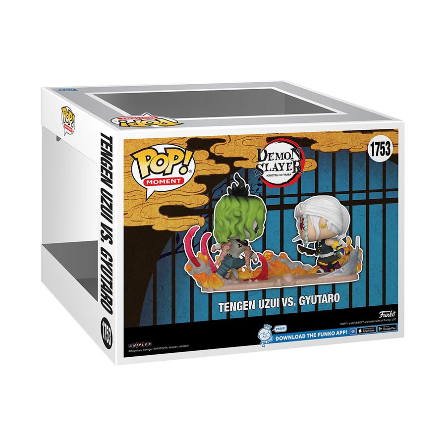 POP Moments Demon Slayer Kimetsu No Yaiba Tengen vs Gyutaro Vinyl Figure