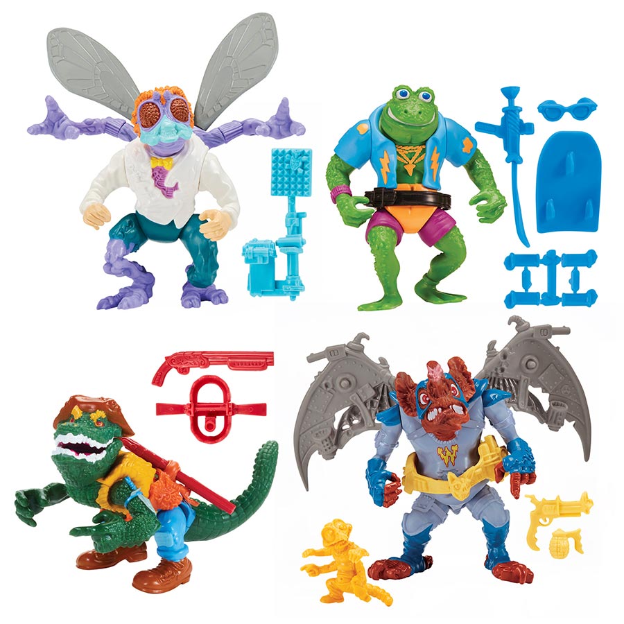 Teenage Mutant Ninja Turtles Classic Mutants #2 4-Piece Action Figure Set