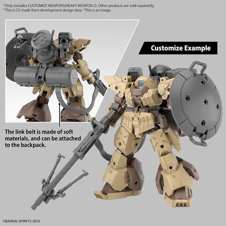 30 Minutes Missions Weapons 1/144 Kit #W-30 Customize Weapons (Heavy Weapon 2)