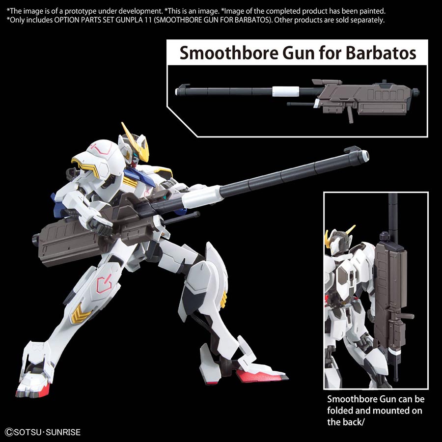 Option Parts Set Gunpla Kit #11 - Smoothbore Gun For Barbatos