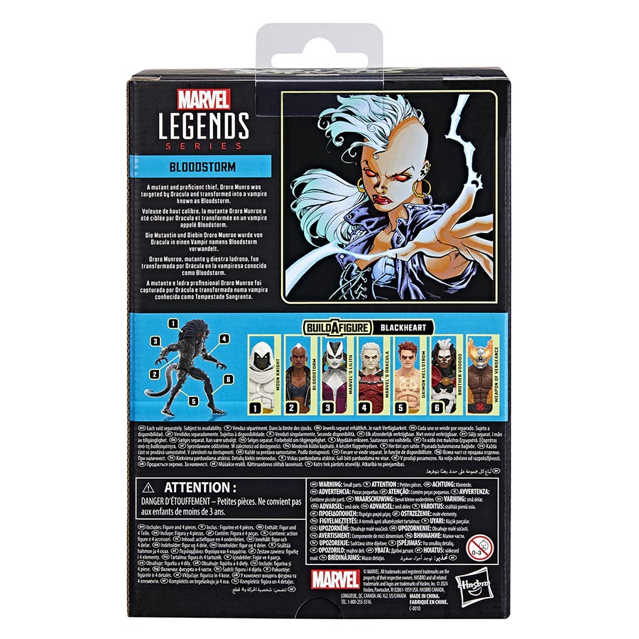 Marvel Legends Strange Tales Bloodstorm 6-Inch Action Figure Case