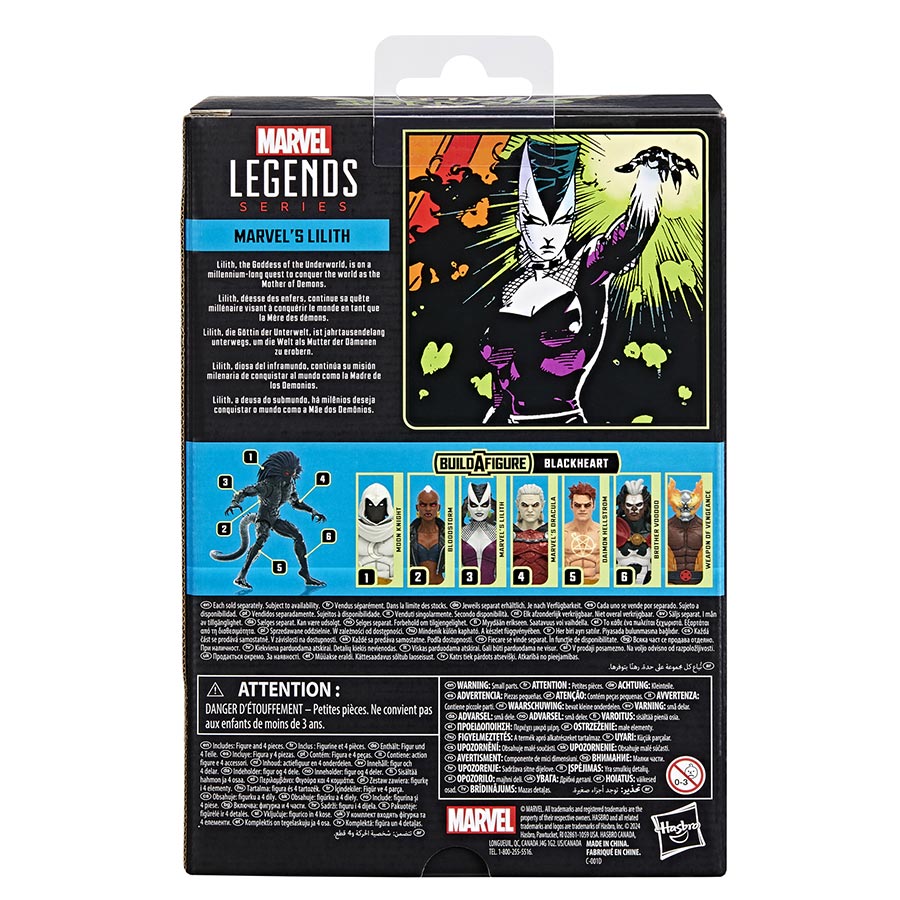 Marvel Legends Strange Tales Marvels Lilith 6-Inch Action Figure Case