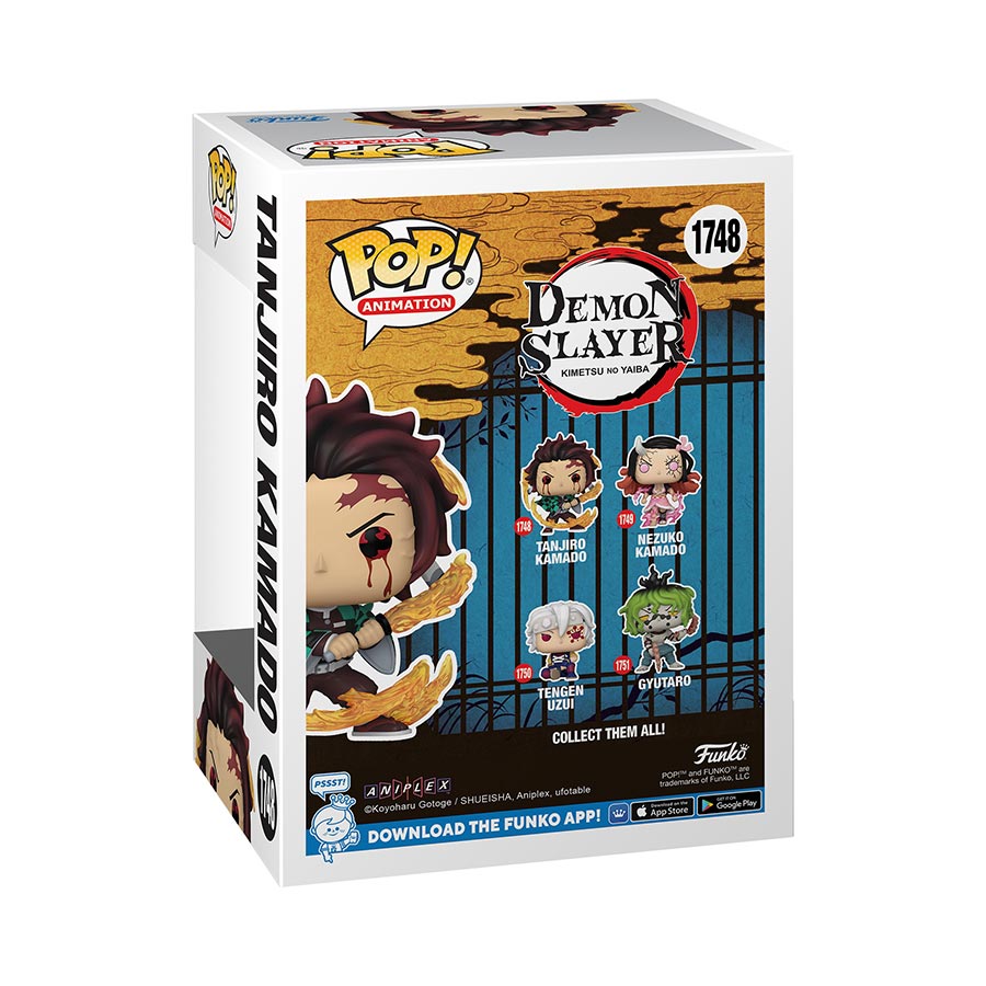 POP Animation Demon Slayer Kimetsu No Yaiba Tanjiro (Sun Breathing) Vinyl Figure