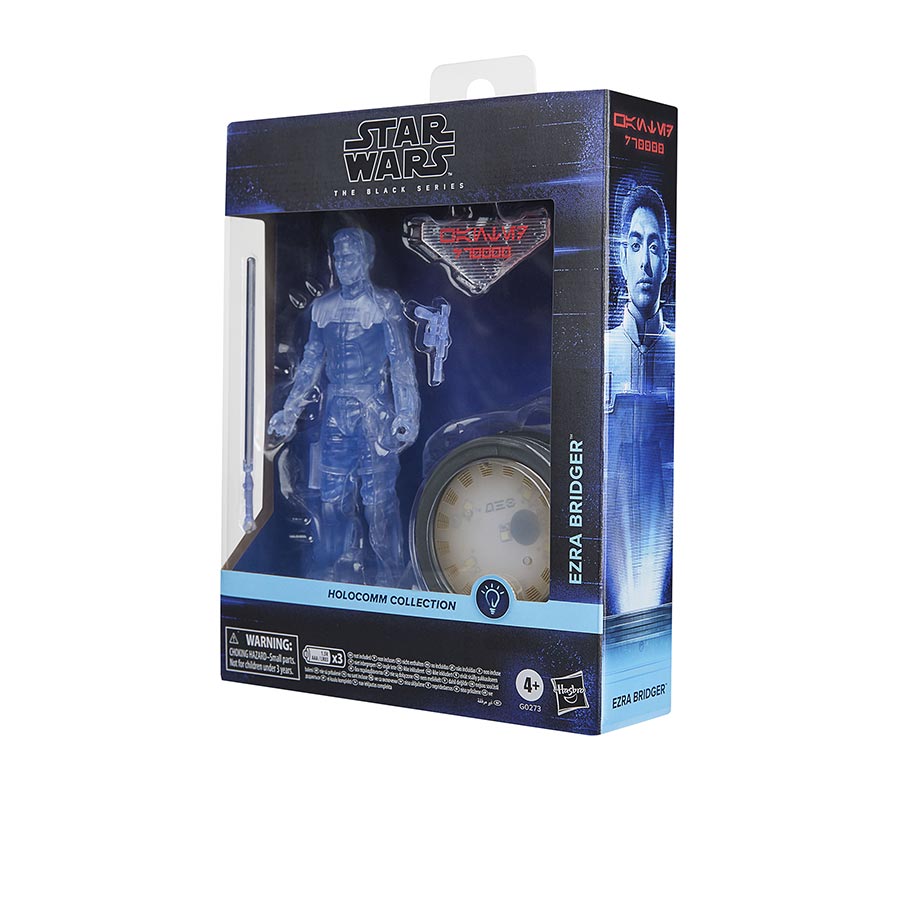 Star Wars Black Series Holocomm Collection Ezra Bridger Light-Up Action Figure