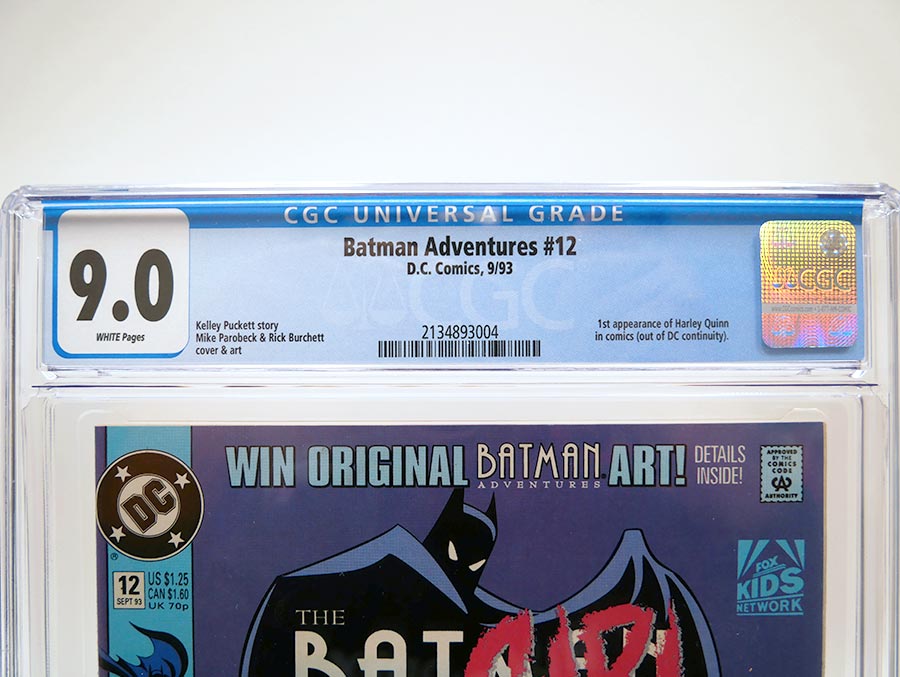 Batman Adventures #12 Cover B CGC 9.0