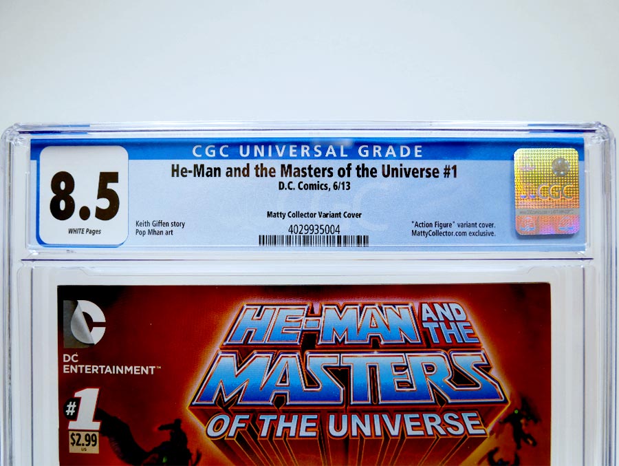 He-Man And The Masters Of The Universe Vol 2 #1 Cover C CGC 8.5 Action Figure Variant Cover 