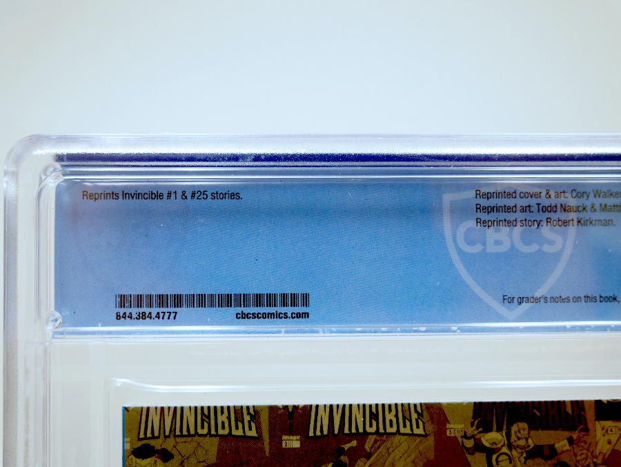Invincible #1 Cover J CBCS 9.6 LCSD 2020 Gold Foil Logo Cover
