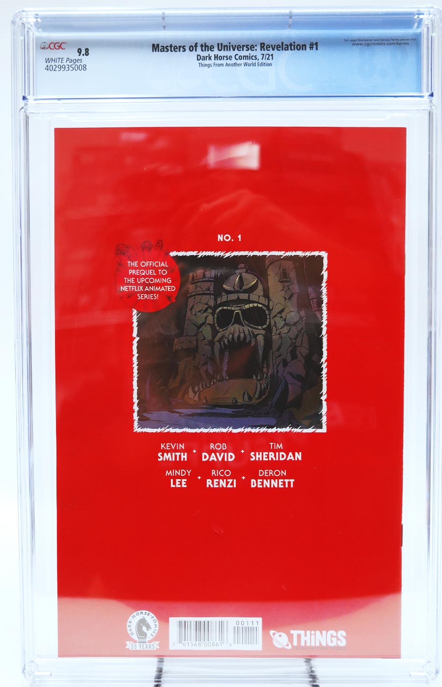 Masters Of The Universe Revelation #1 Cover D CGC 9.8 Sergio Aragones Variant Cover