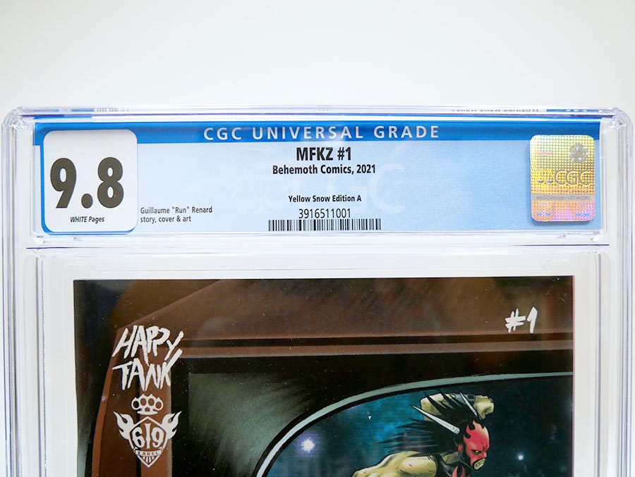 MFKZ #1 Cover G CGC 9.8 Yellow Snow Variant 