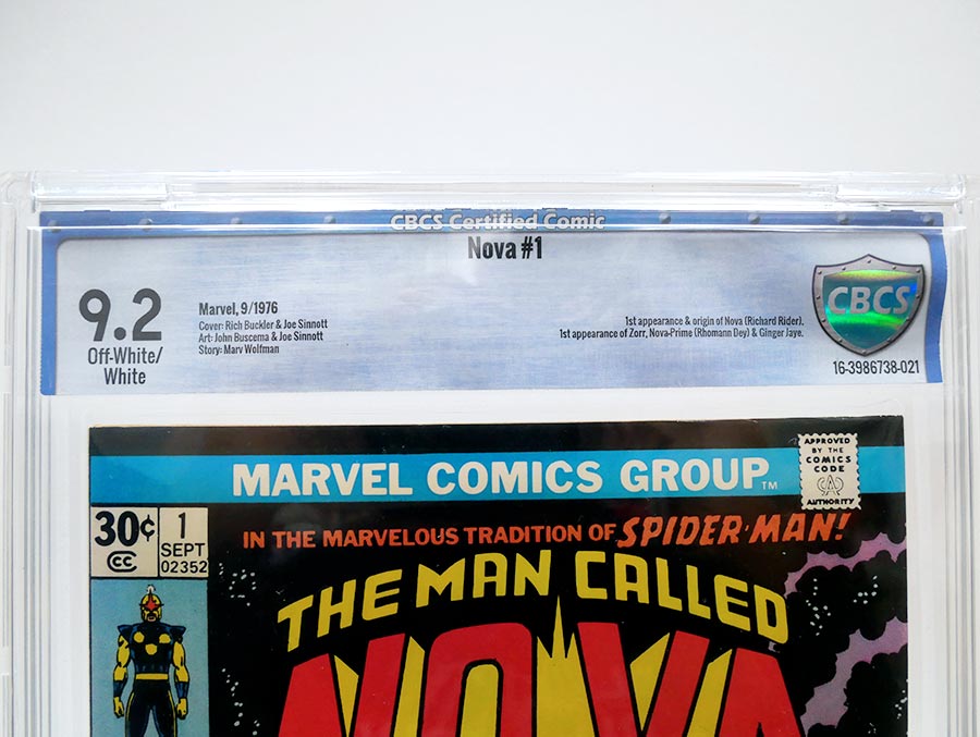 Nova #1 Cover B CBCS 9.2