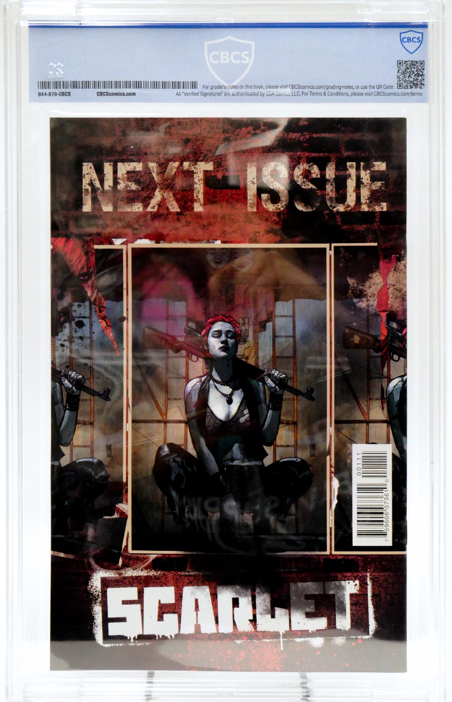 Scarlet #1 Cover E CBCS 9.6 1st Ptg Regular Alex Maleev Cover