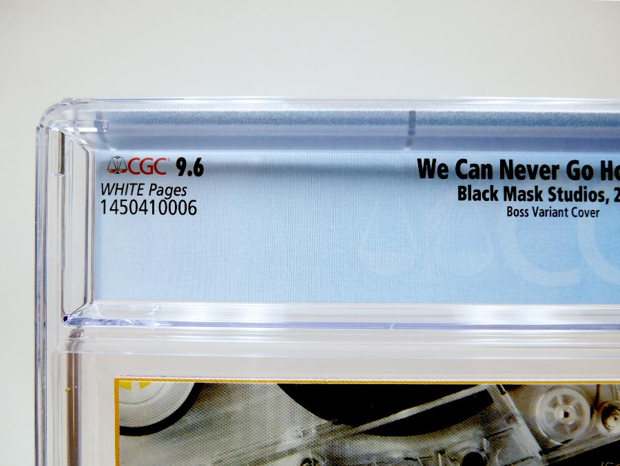 We Can Never Go Home #1 Cover F CGC 9.6 Tyler Boss Variant Cover 