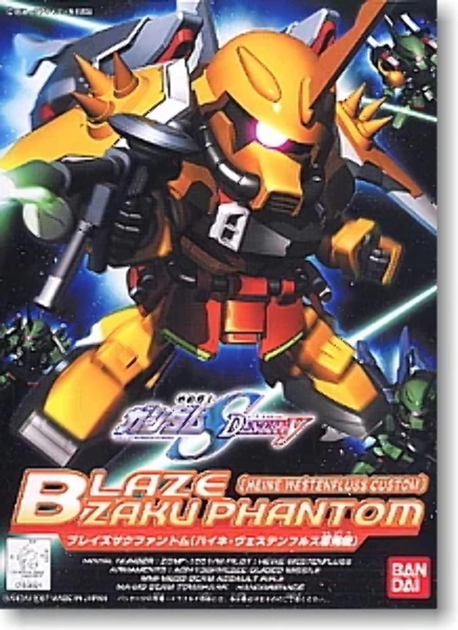 Gundam Super Deformed Kit BB#298 Blaze Zaku Phantom (Heine Westenfluss Custom)
