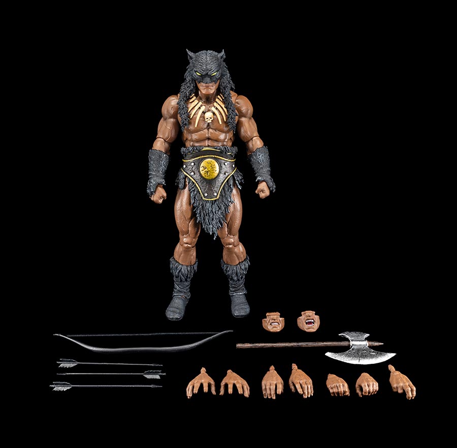 Fire & Ice Dark Wolf Previews Exclusive 1/12 Scale Action Figure Animated Version