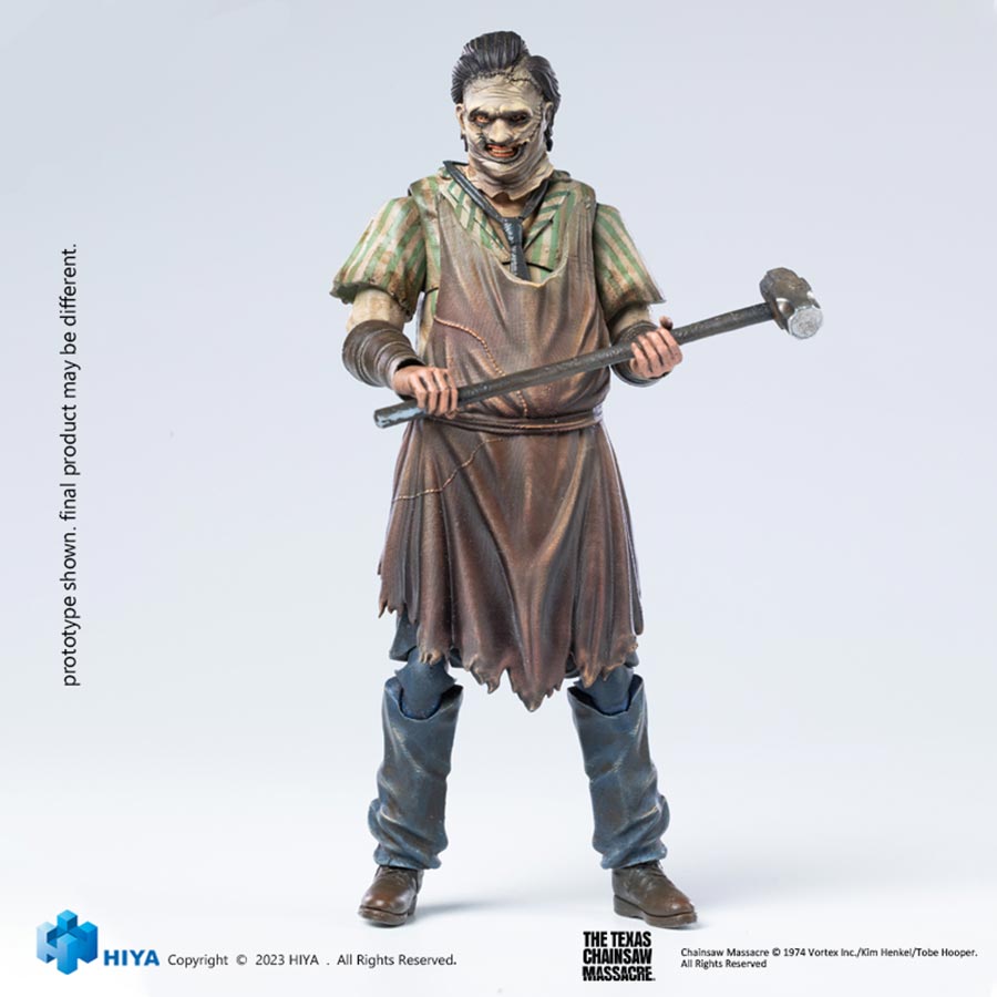 Texas Chainsaw Massacre 2003 Leatherface Killing Mask 1/18 Scale Mini Action Figure