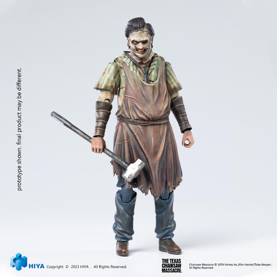 Texas Chainsaw Massacre 2003 Leatherface Killing Mask 1/18 Scale Mini Action Figure