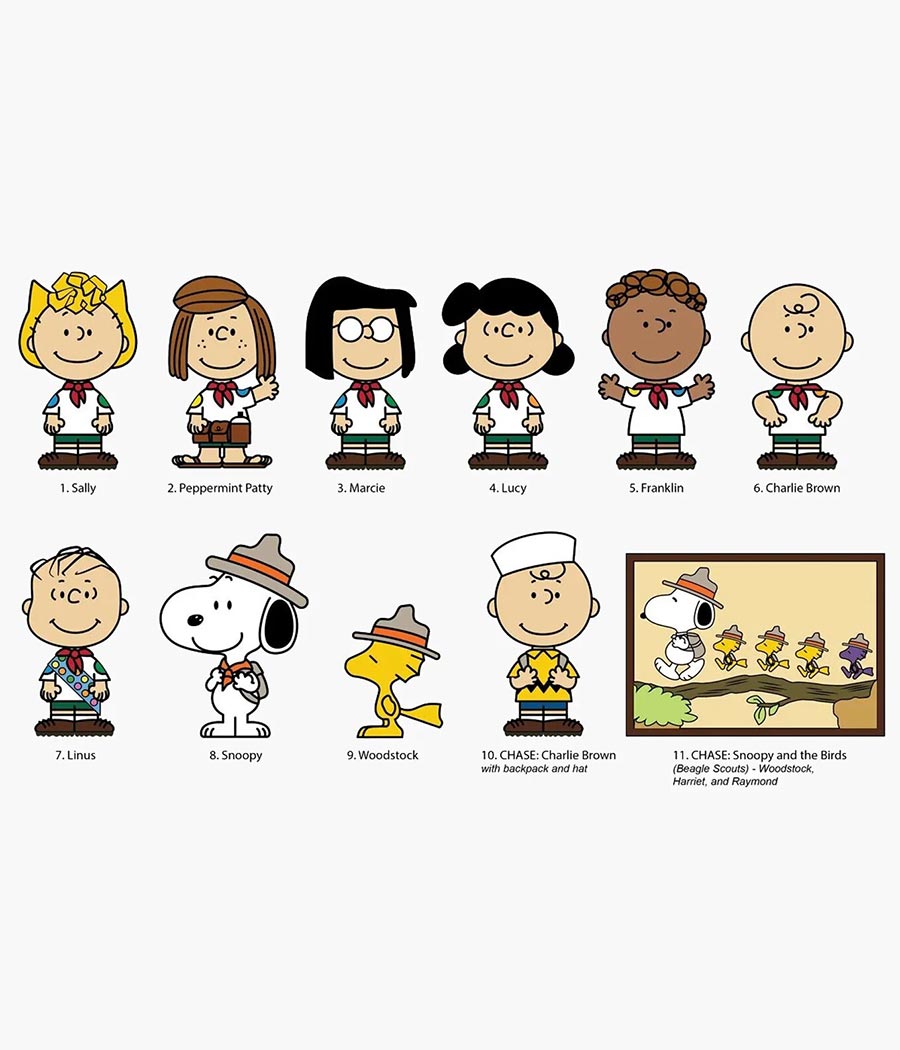 Peanuts Snoopy Foam Bag Clip Series 2 Blind Mystery Box 24-Piece Display