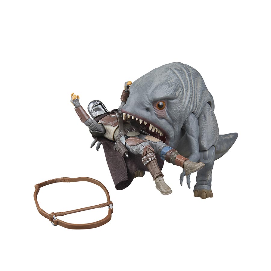 Star Wars Vintage The Mandalorian Blurrg And The Mandalorian 3.75-Inch Action Figure