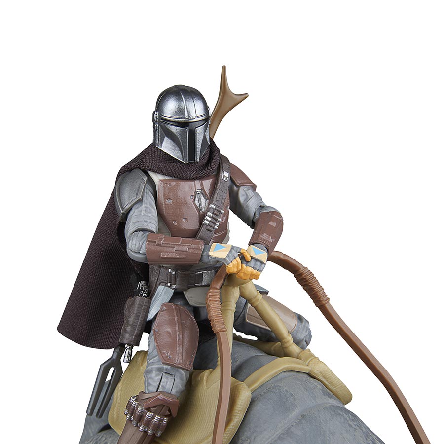 Star Wars Vintage The Mandalorian Blurrg And The Mandalorian 3.75-Inch Action Figure