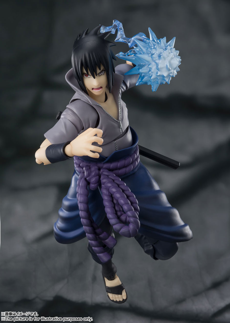 Naruto Shippuden S.H.Figuarts - Sasuke Uchiha - He Who Bears All Hatred - Reissue Action Figure