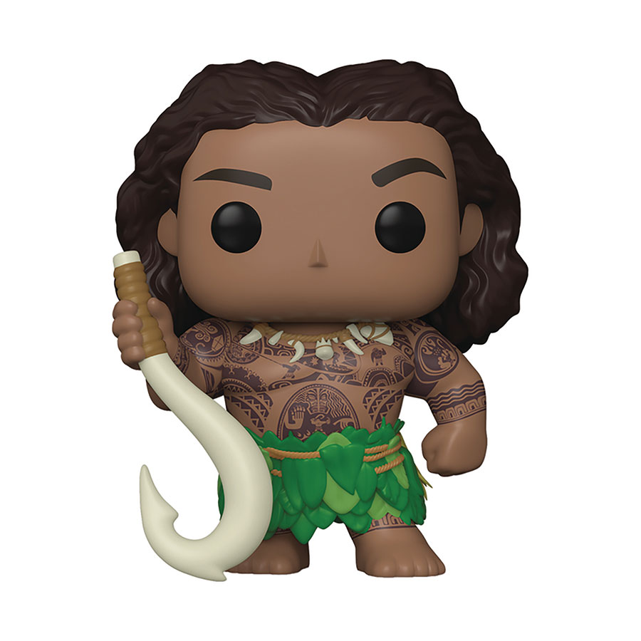 POP Disney Moana 2 Maui With Fish Hook Vinyl Figure