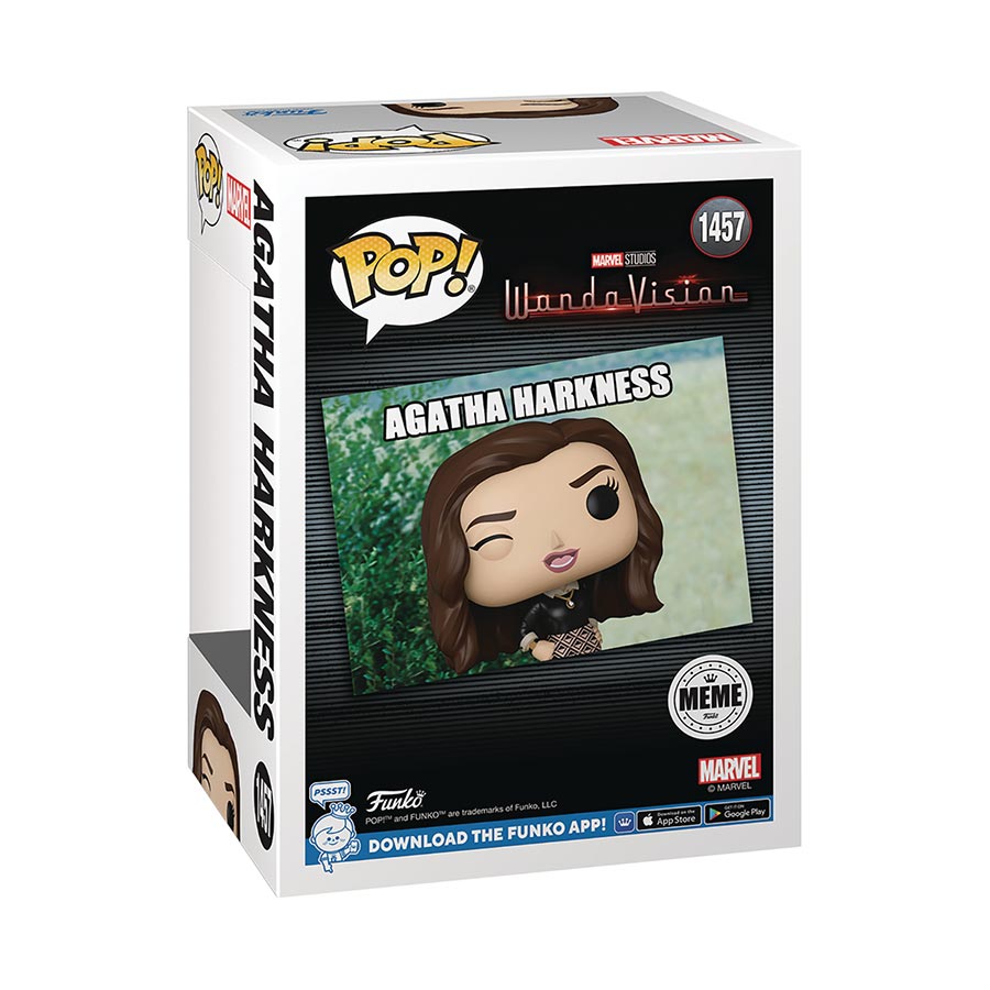 POP Television Agatha Harkness (Agatha Winking Meme) Vinyl Bobble Head