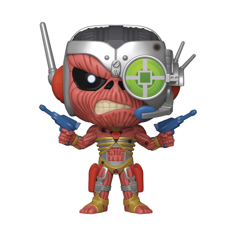 POP Rocks Iron Maiden Cyborg Eddie Vinyl Figure