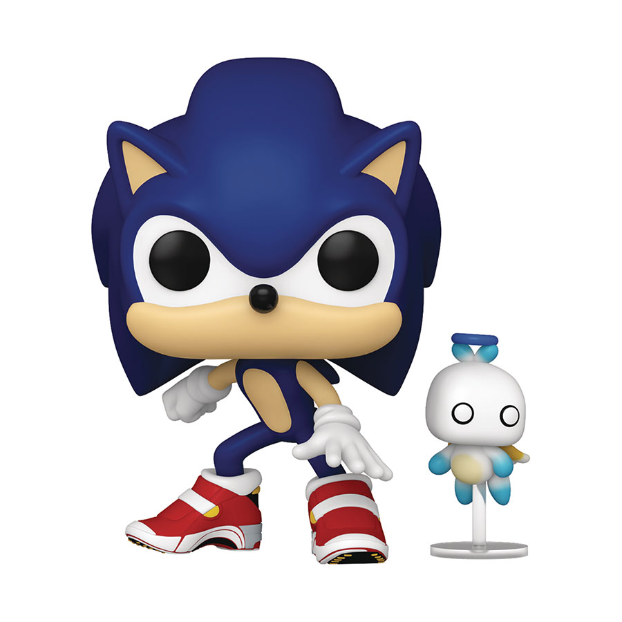 POP & Buddy Sonic The Hedgehog Sonic With Chao Vinyl Figure
