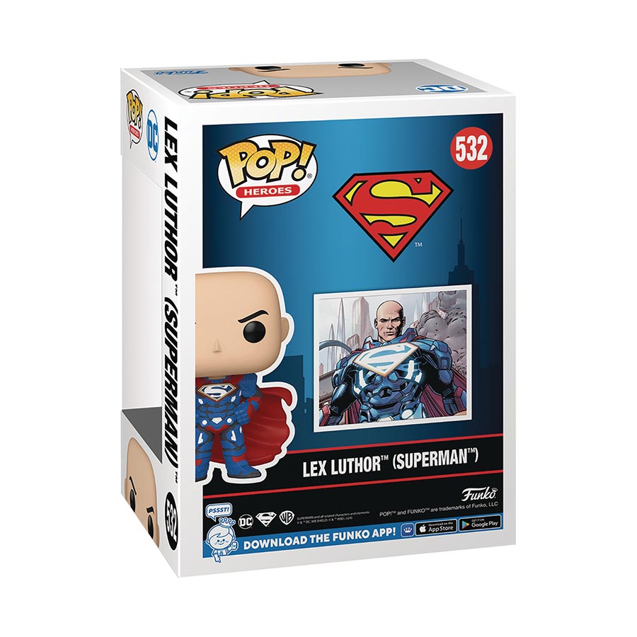 POP Heroes DC Comics Lex Luthor (Superman) Vinyl Figure
