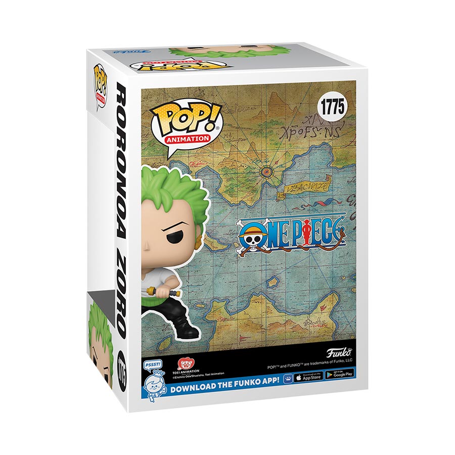POP Animation One Piece Roronoa Zoro (Two Sword Style) Vinyl Figure